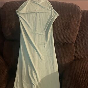 Daisy Strapless Mint Green Dress
